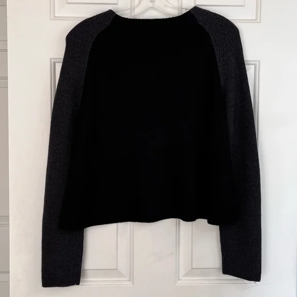 SOLD 💟 Eileen Fisher Merino Rib Box-Top Knit Regenerative Wool Sweater Size XS - Picture 7 of 12